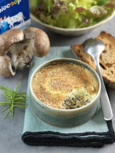 Crème brûlée aux champignons de paris - Recette à Prix Engagés Octobre 2023 Crème brûlée aux champignons de paris - Recette à Prix Engagés Octobre 2023