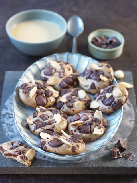 Cookies au sarrasin, amandes et chocolat Cookies au sarrasin, amandes et chocolat