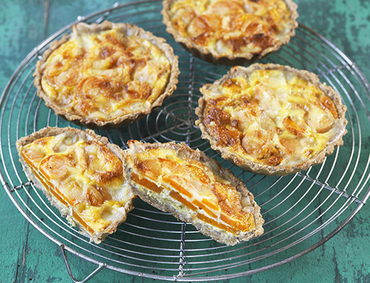 Tarte aux carottes et à la tommette Tarte aux carottes et à la tommette